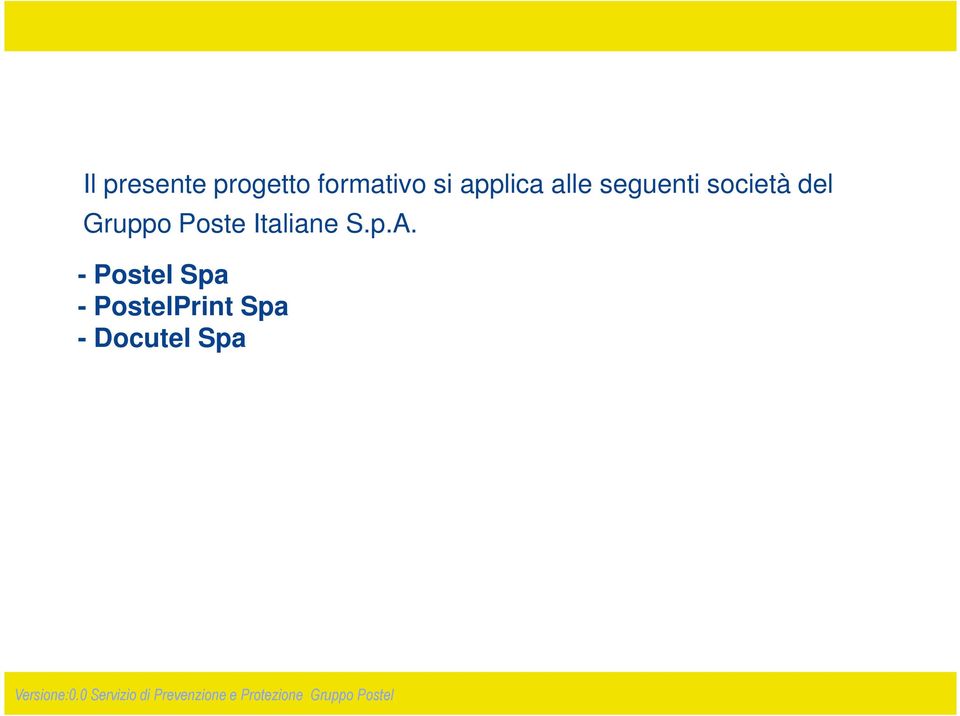 Gruppo Poste Italiane S.p.A.