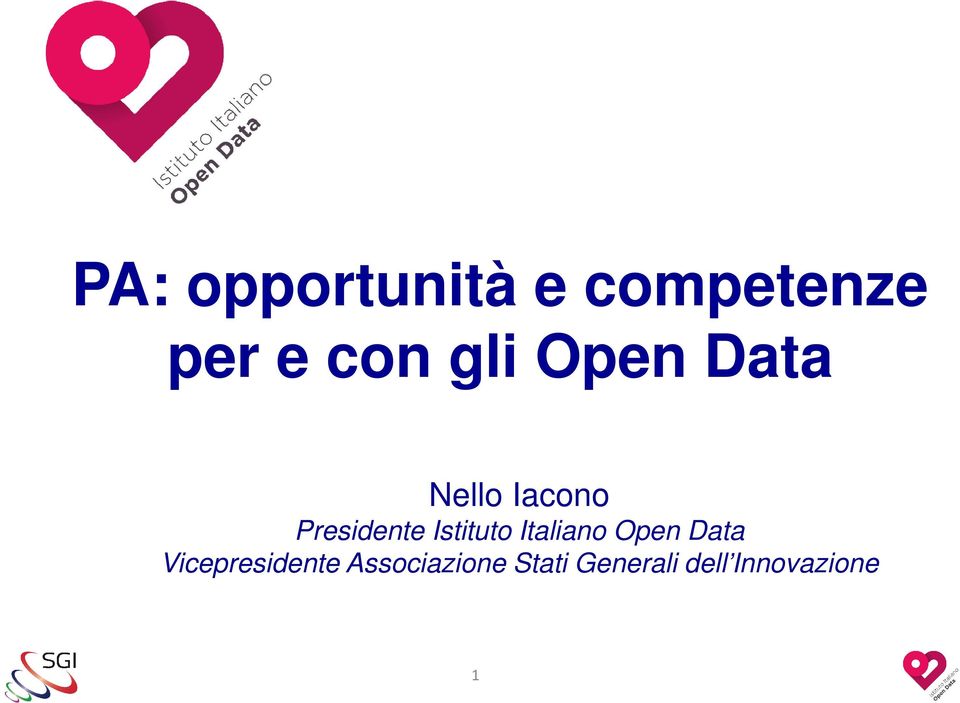 Istituto Italiano Open Data