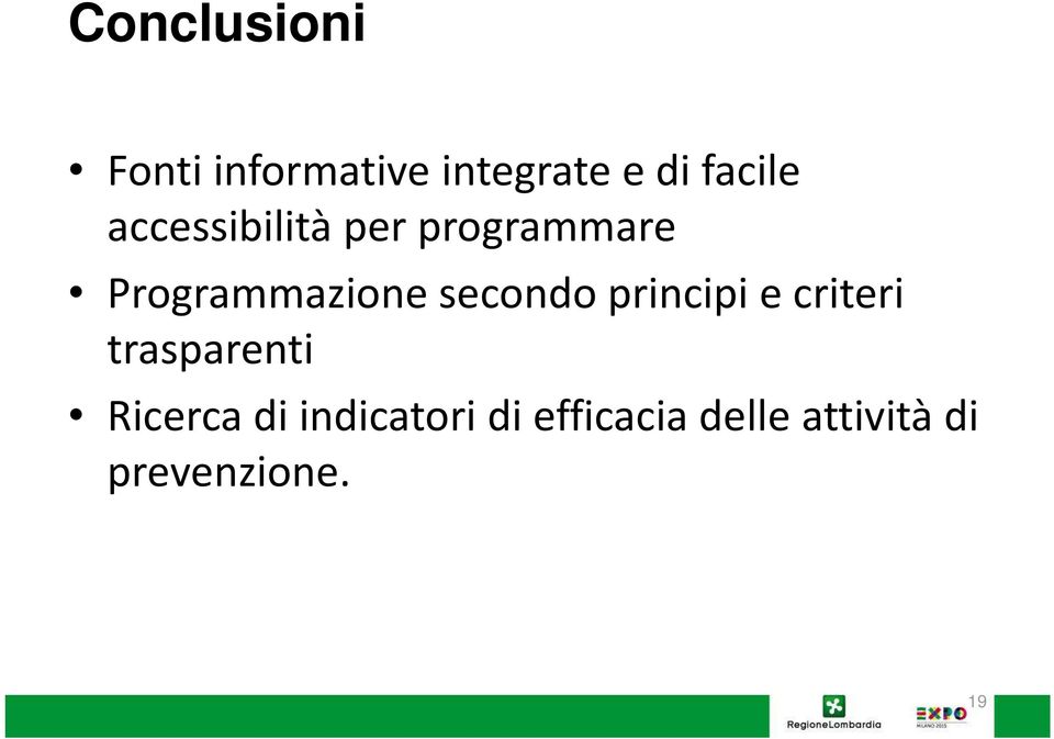 Programmazione secondo principi e criteri