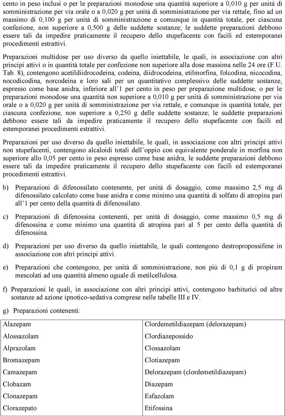 da impedire praticamente il recupero dello stupefacente con facili ed estemporanei procedimenti estrattivi.