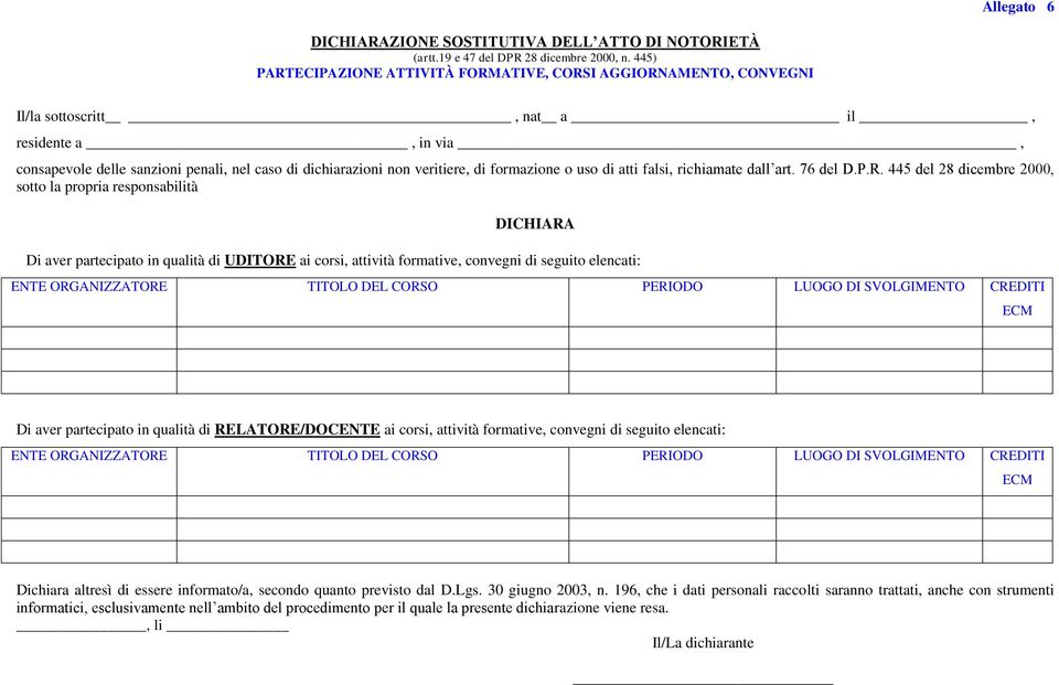 ECIPAZIONE ATTIVITÀ FORM