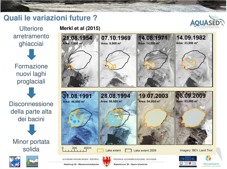 (2015) Formazione nuovi laghi proglaciali