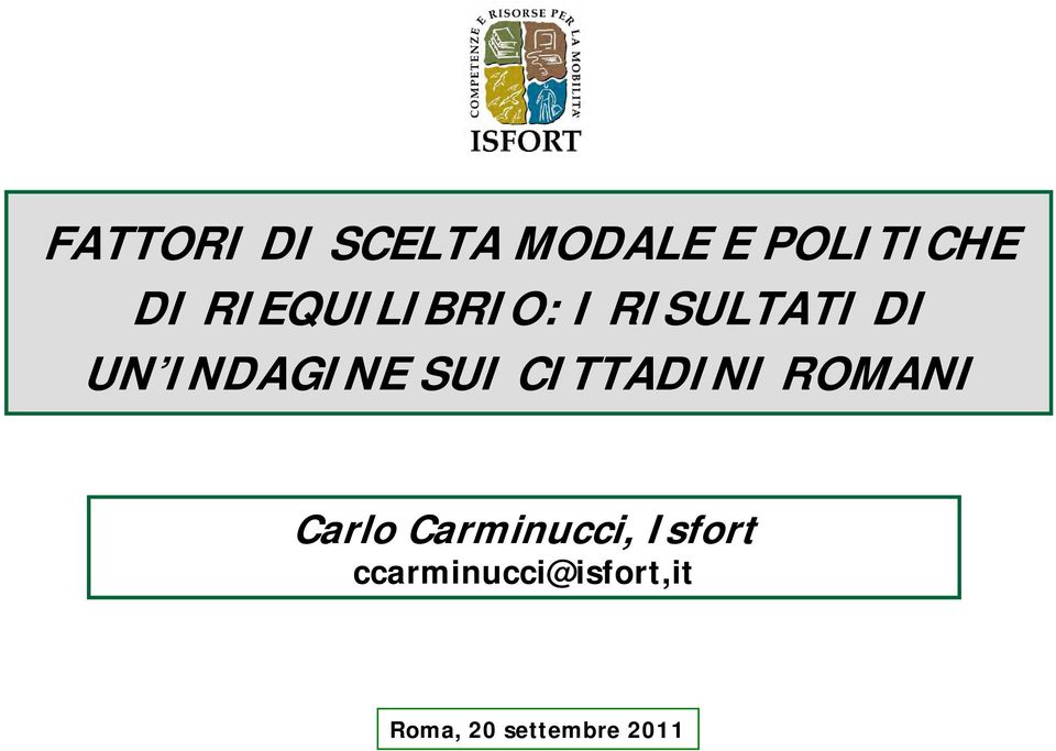 SUI CITTADINI ROMANI Carlo Carminucci,