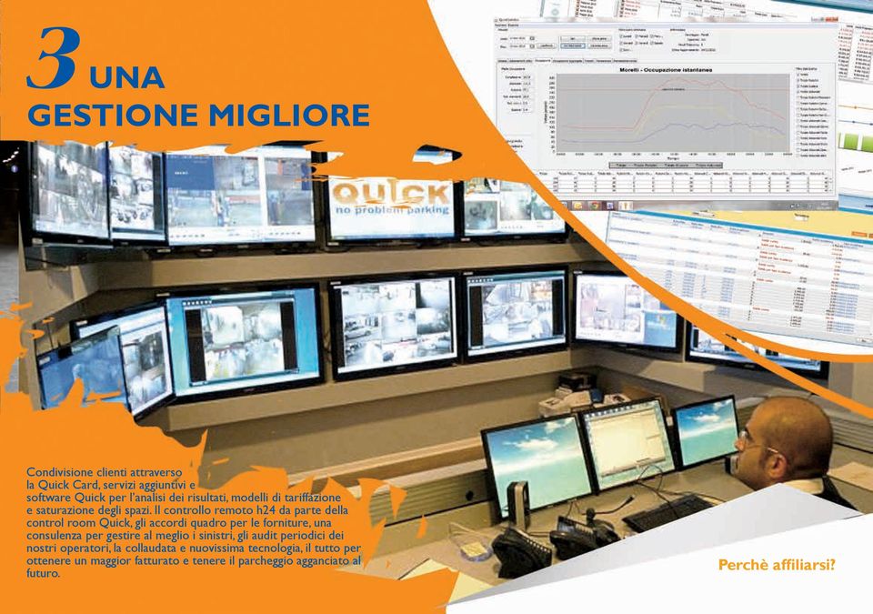 Il controllo remoto h24 da parte della control room Quick, gli accordi quadro per le forniture, una consulenza per gestire al