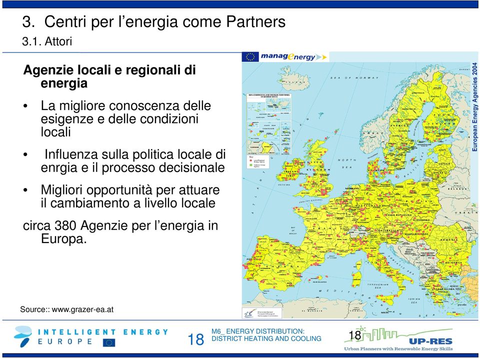 e delle condizioni locali Influenza sulla politica locale di enrgia e il processo