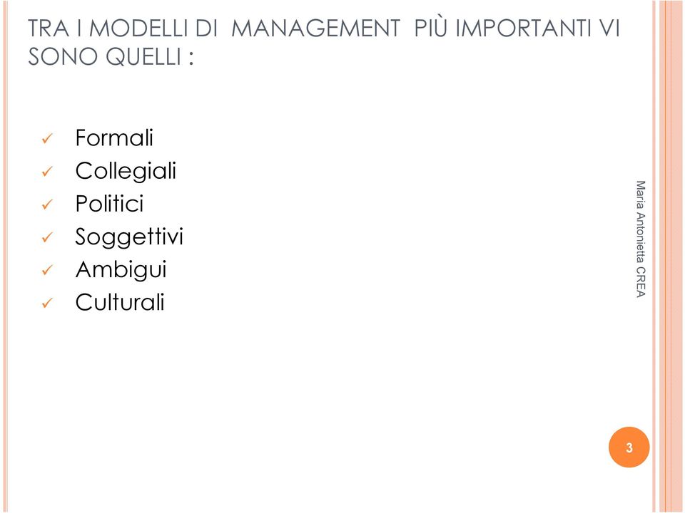 : Formali Collegiali Politici