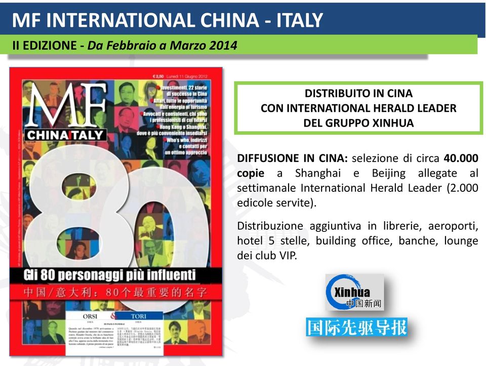 000 copie a Shanghai e Beijing allegate al settimanale International Herald Leader (2.