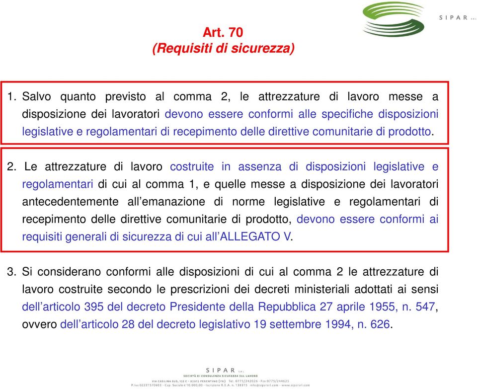 direttive comunitarie di prodotto. 2.