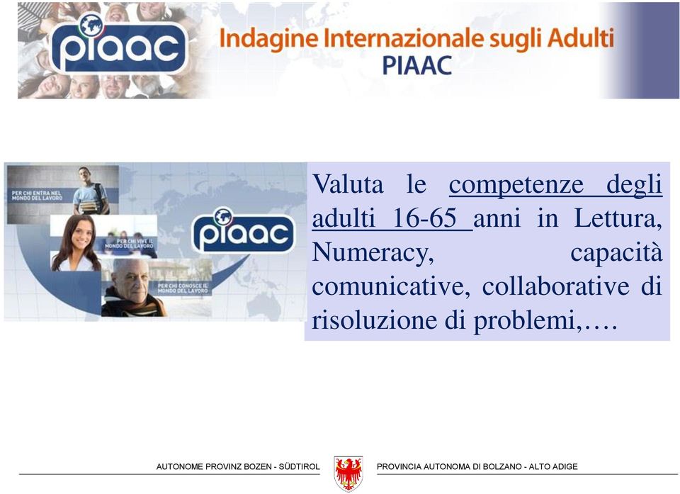 Numeracy, capacità comunicative,