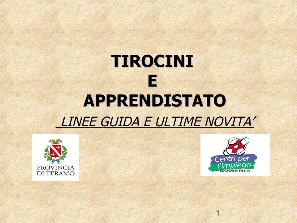 LINEE GUIDA E