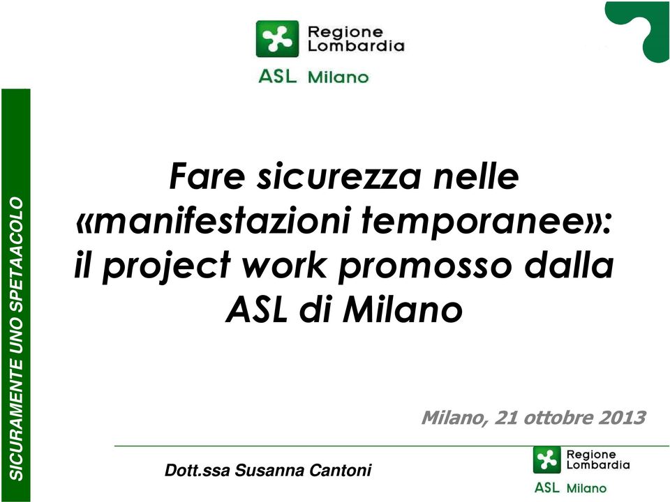 il project work promosso
