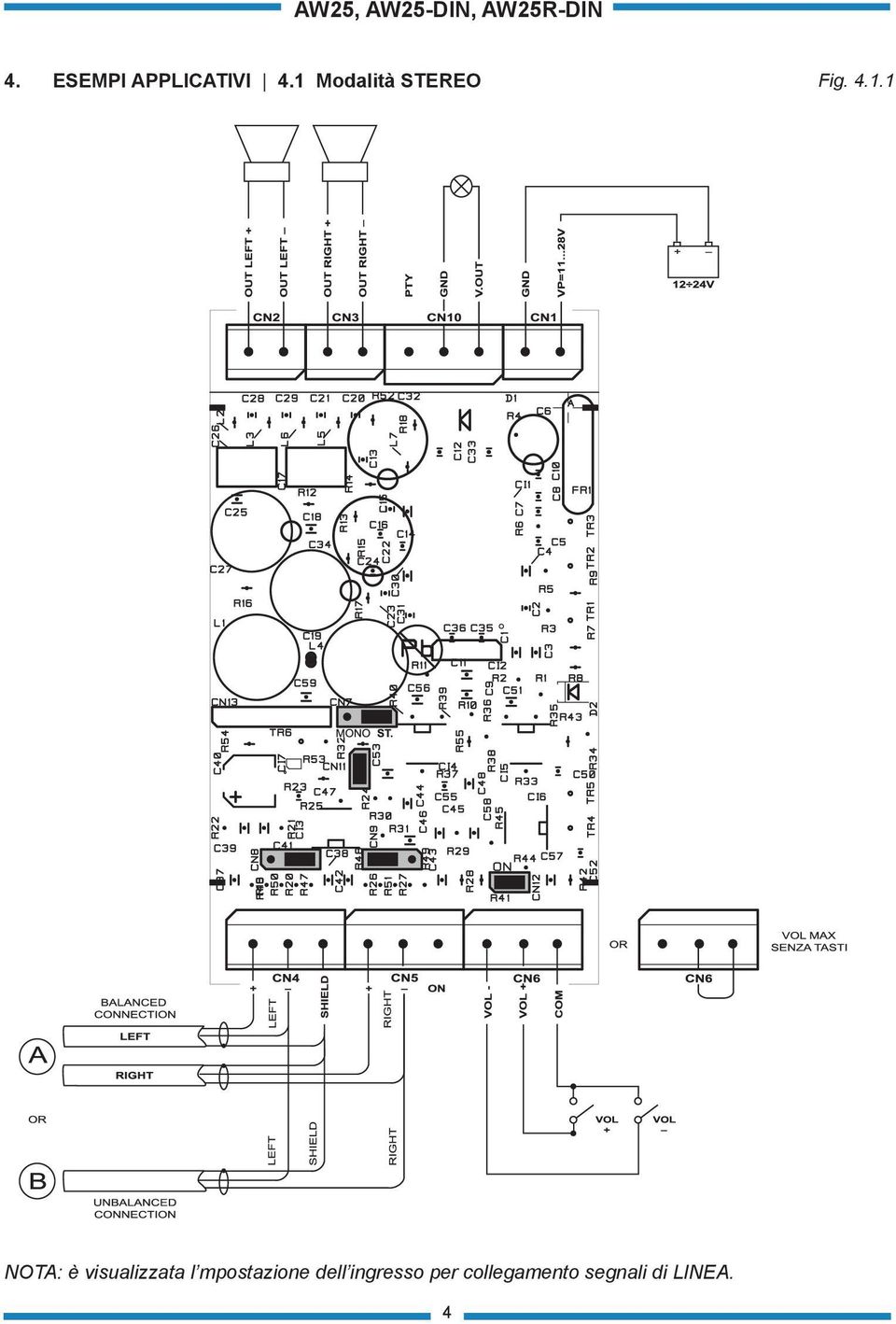 è visualizzata l mpostazione dell