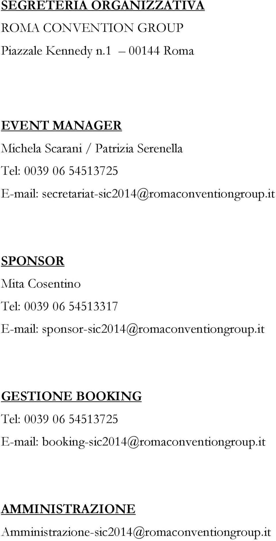 secretariat-sic2014@romaconventiongroup.