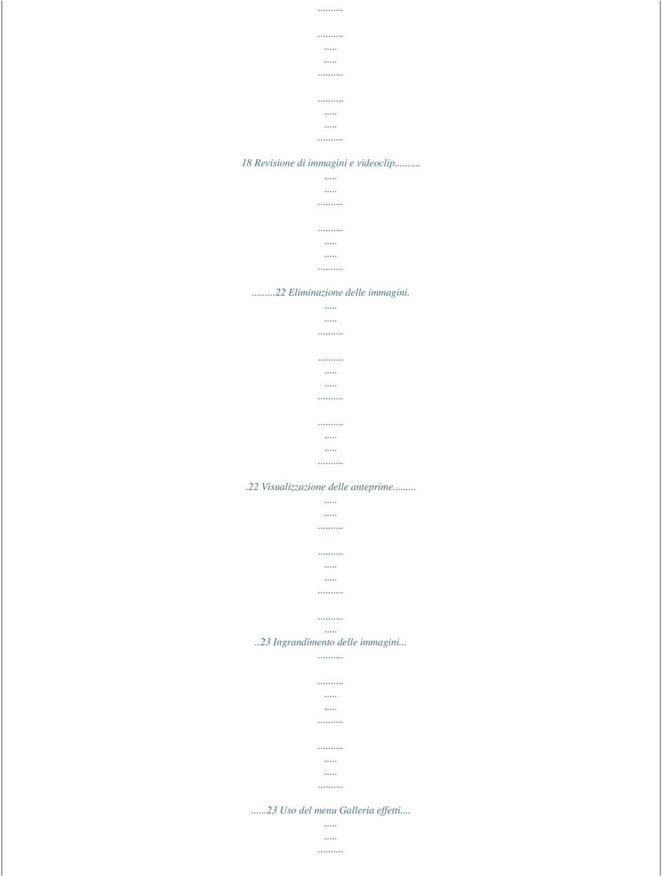 .22 Visualizzazione delle anteprime.