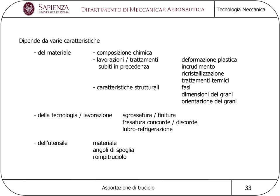 caratteristiche strutturali fasi dimensioni dei grani orientazione dei grani - della tecnologia / lavorazione