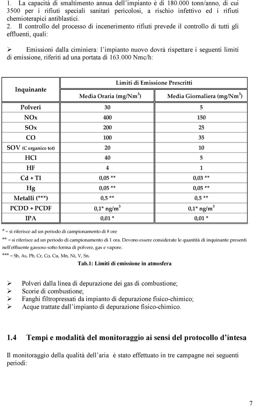 riferiti ad una portata di 163.000 Nmc/h: (-. * +,,,!!" #$ %&& %&&! %&& %&& &&& %&& %&& ''#'" %& %& () %& %&!"! # $ $ Tab.