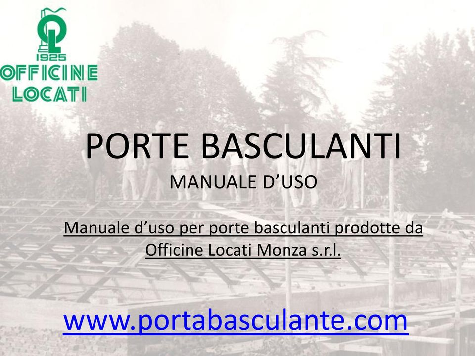 porte basculanti prodotte