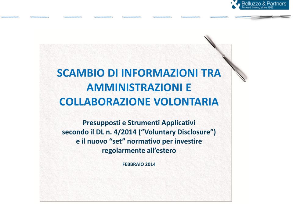 Applicativi secondo il DL n.