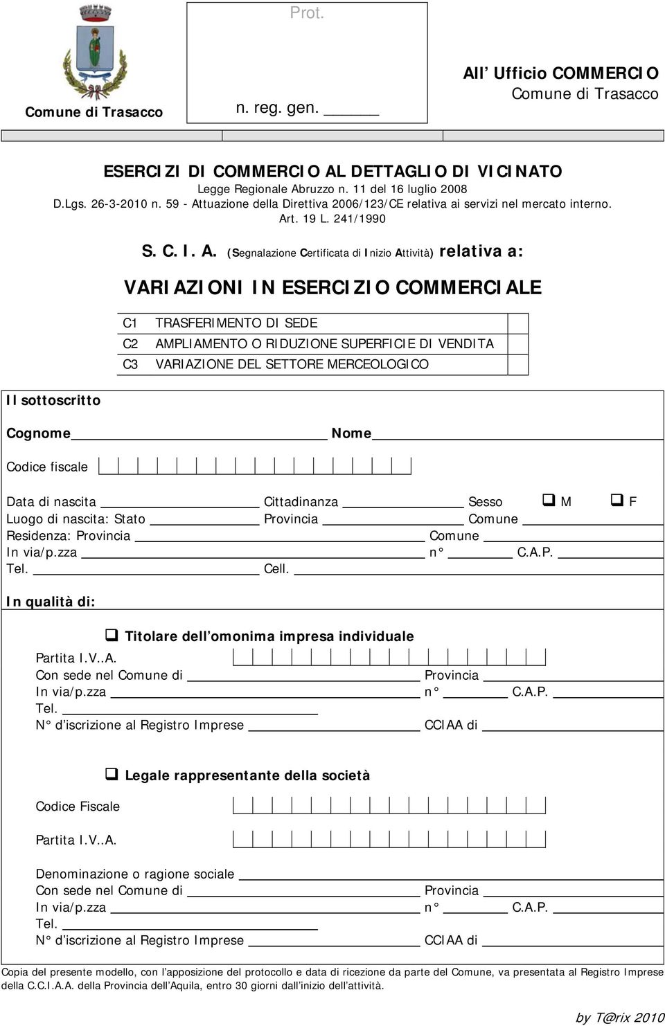 tuazione della Direttiva 2006/123/CE relativa ai servizi nel mercato interno. Ar