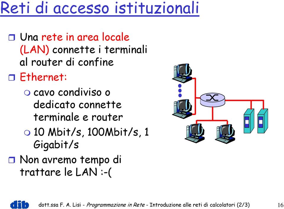 router 10 Mbit/s, 100Mbit/s, 1 Gigabit/s Nonavremotempo di trattare le LAN :-(