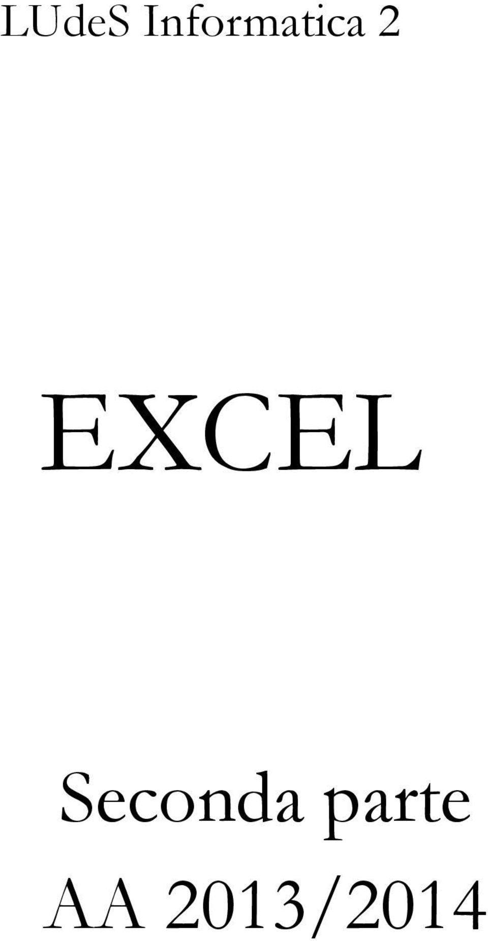 2 EXCEL