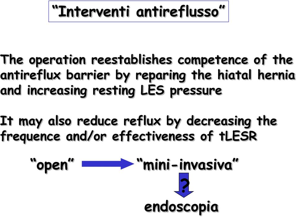 resting LES pressure It may also reduce reflux by decreasing the