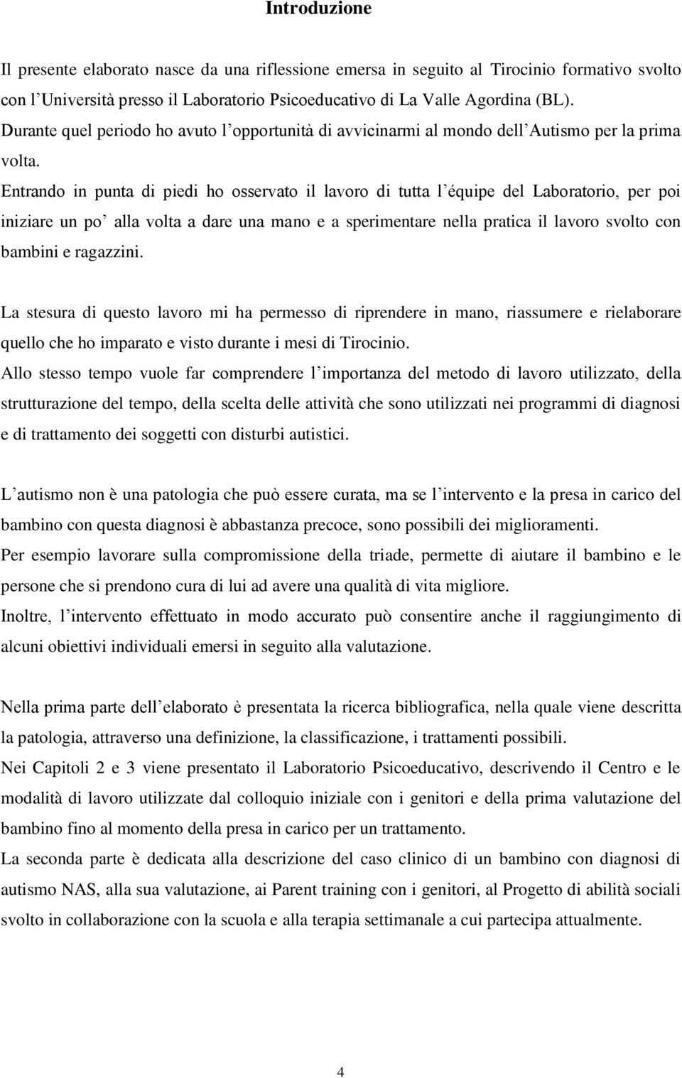 Entrando in punta di piedi ho osservato il lavoro di tutta l équipe del Laboratorio, per poi iniziare un po alla volta a dare una mano e a sperimentare nella pratica il lavoro svolto con bambini e