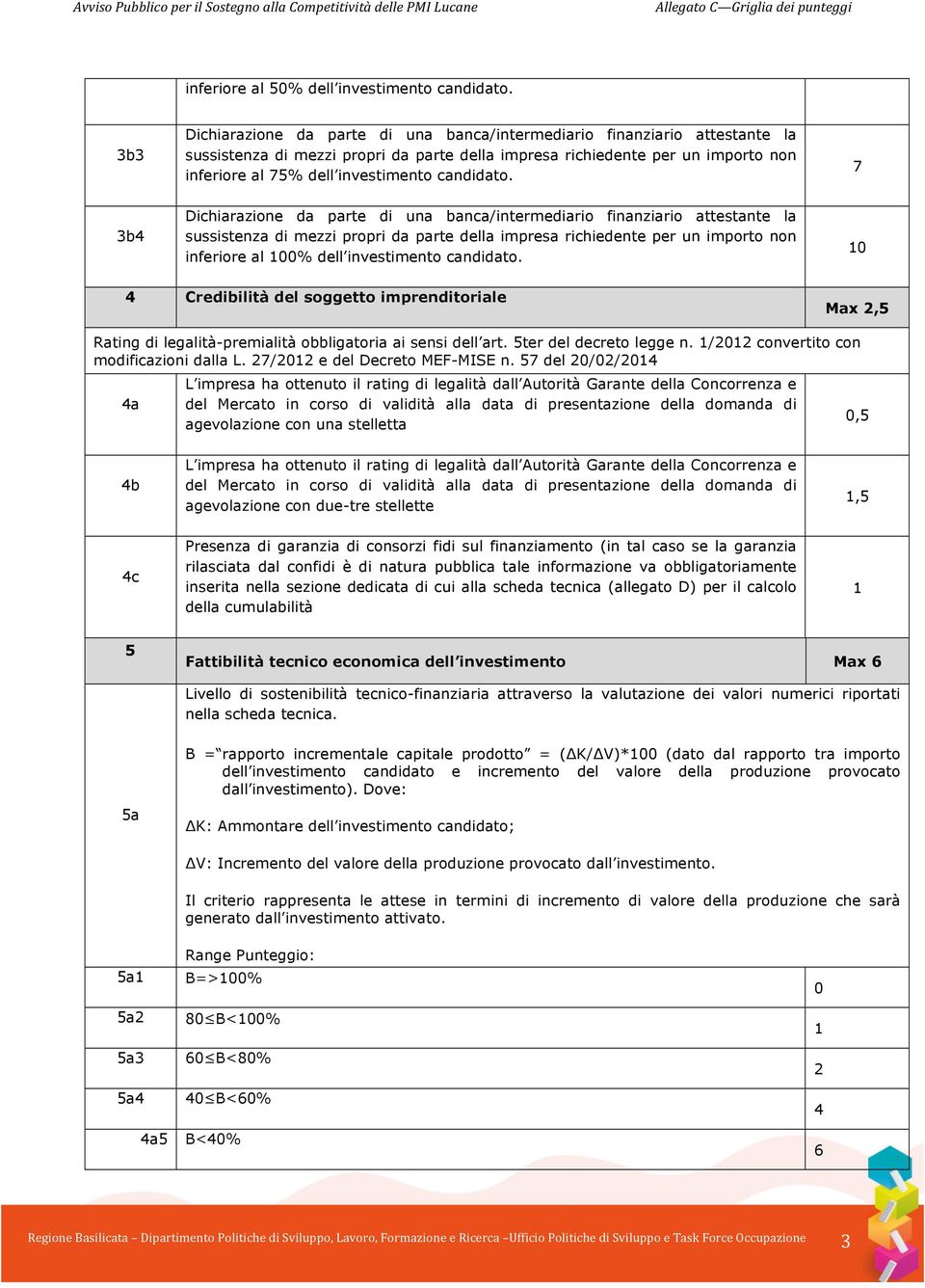 27/202 e del Decreto MEF-MISE n.