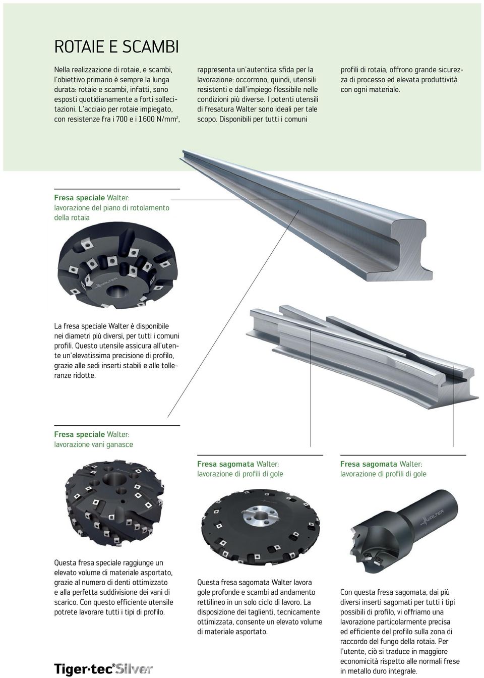 condizioni più diverse. I potenti utensili di fresatura Walter sono ideali per tale scopo.