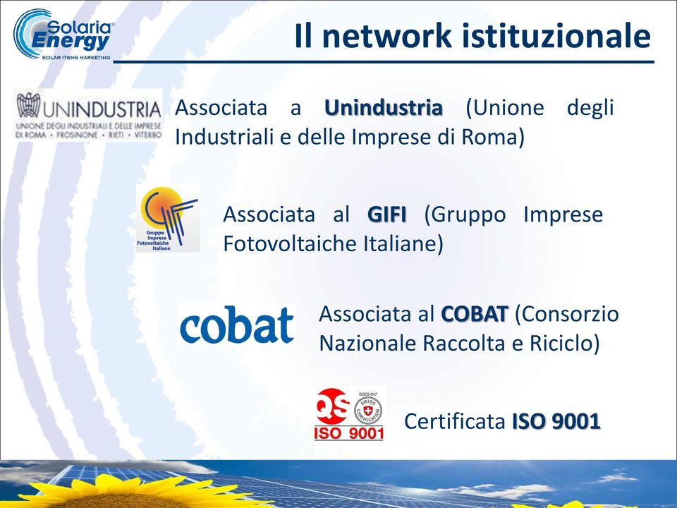 GIFI (Gruppo Imprese Fotovoltaiche Italiane) Associata al
