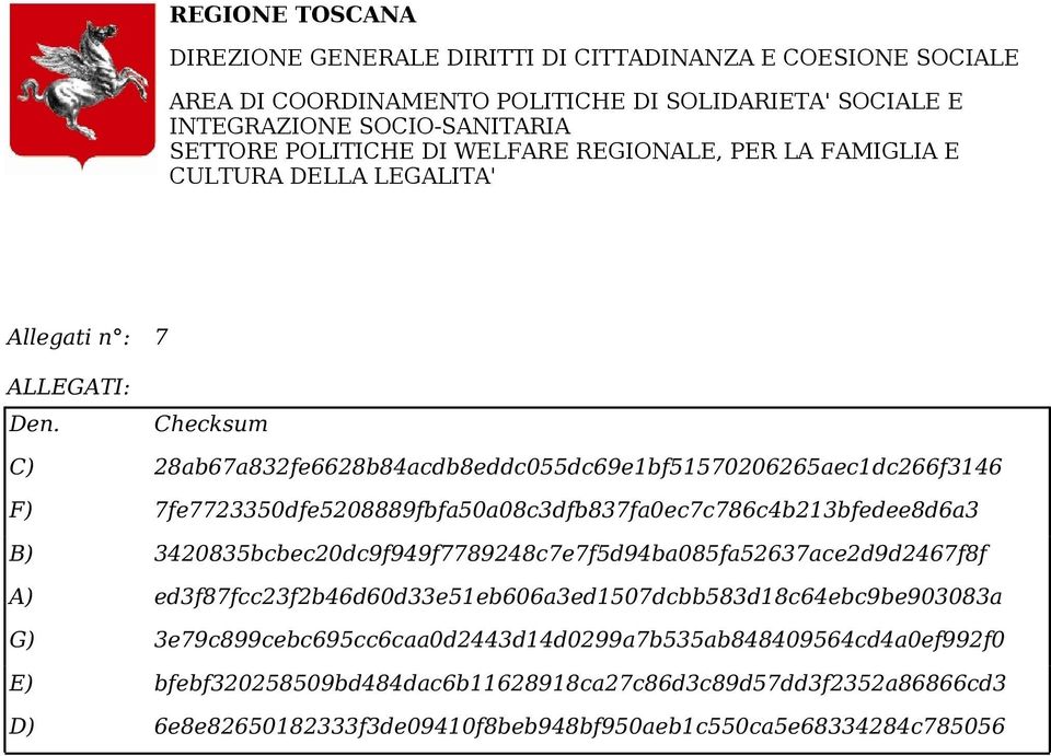 7 Checksum C) 28ab67a832fe6628b84acdb8eddc055dc69e1bf51570206265aec1dc266f3146 F) 7fe7723350dfe5208889fbfa50a08c3dfb837fa0ec7c786c4b213bfedee8d6a3 B)