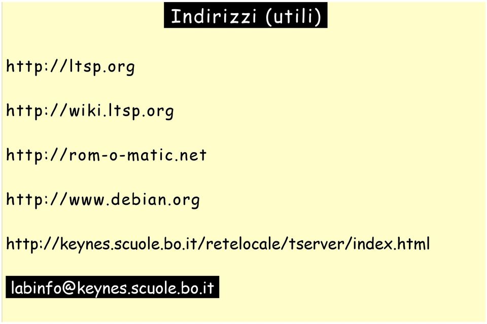 debian.org http://keynes.scuole.bo.