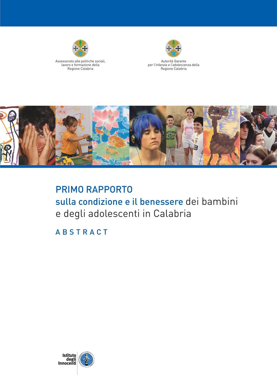 adolescenza della Regione Calabria Primo rapporto sulla