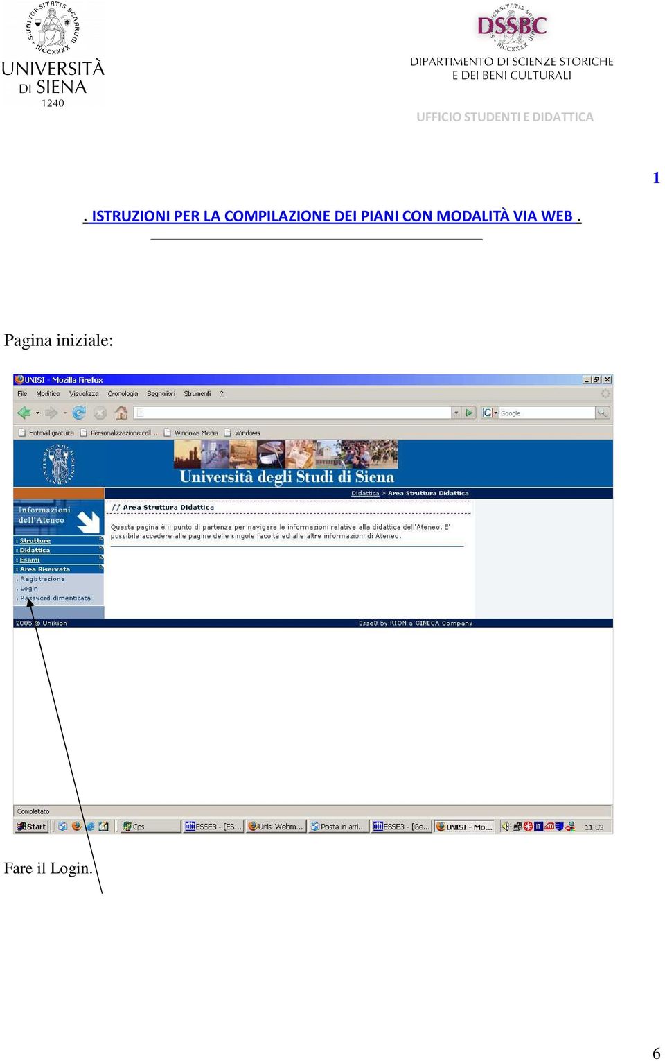CON MODALITÀ VIA WEB.