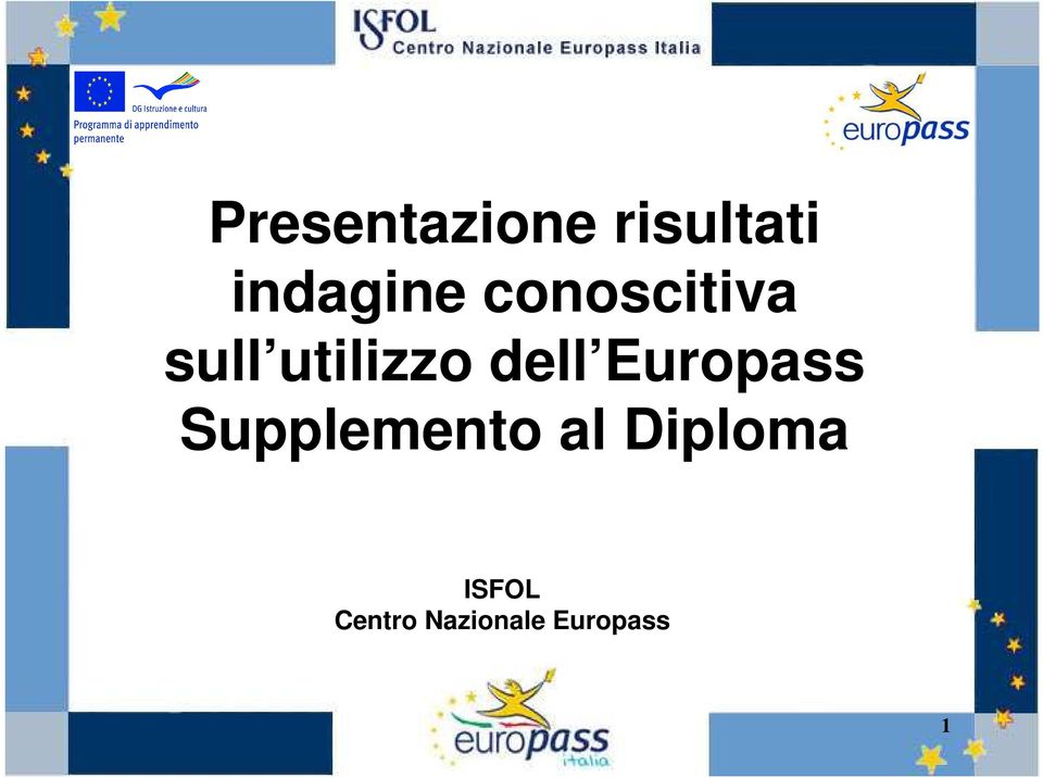 utilizzo dell Europass