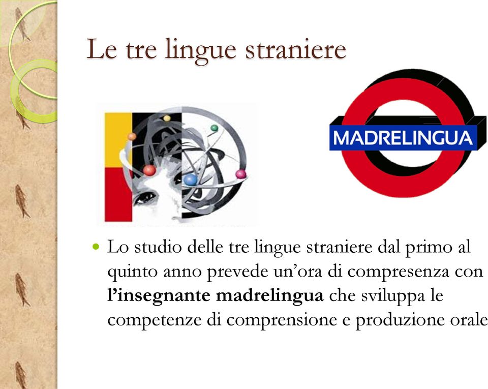 di compresenza con l insegnante madrelingua che