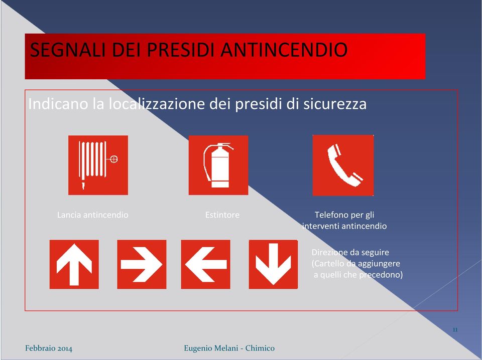 Telefono per gli interventi antincendio Direzione da