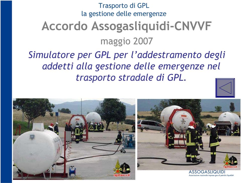 per GPL per l addestramento degli addetti