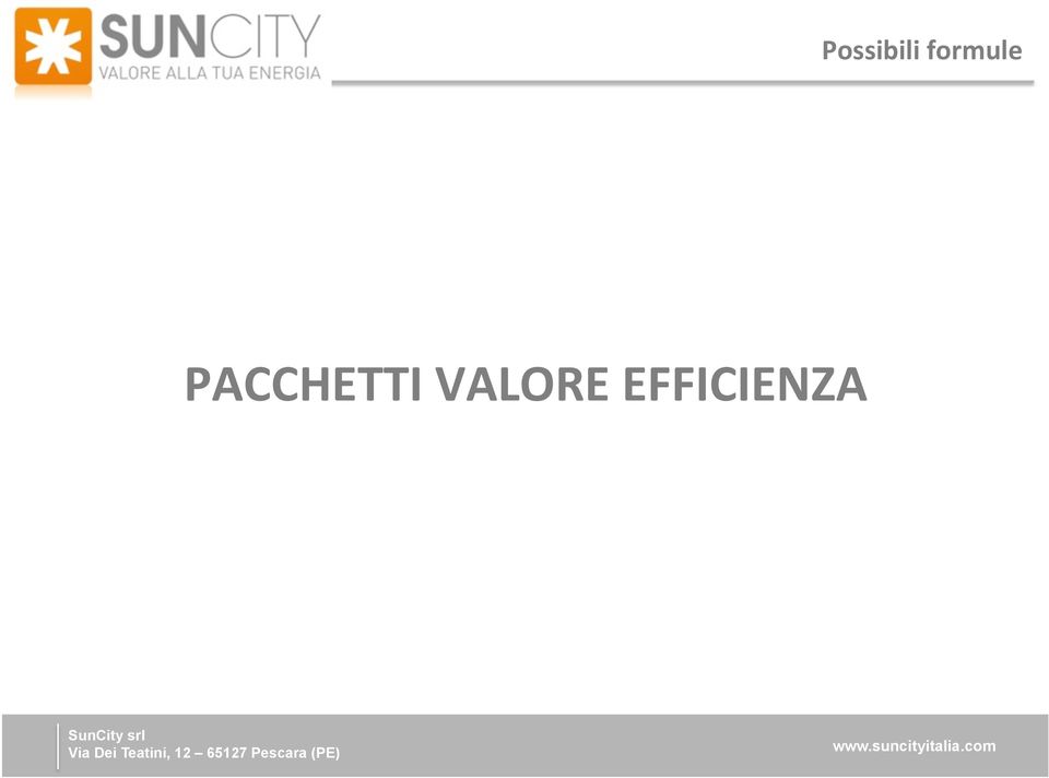 PACCHETTI