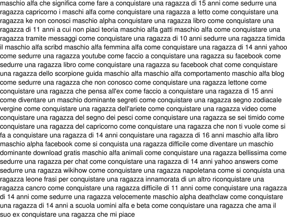 conquistare una ragazza di 10 anni sedurre una ragazza timida il maschio alfa scribd maschio alfa femmina alfa come conquistare una ragazza di 14 anni yahoo come sedurre una ragazza youtube come