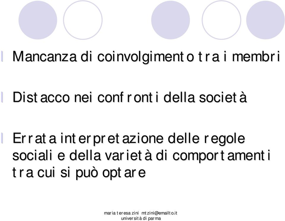 interpretazione delle regole sociali e