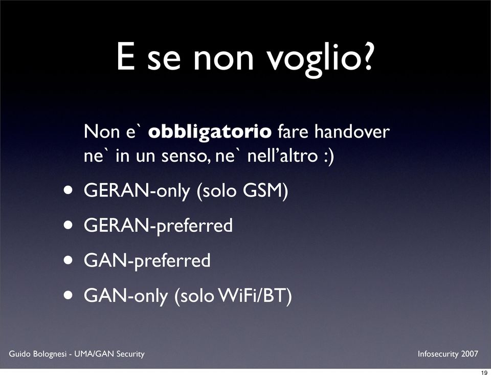 un senso, ne` nell altro :) GERAN-only