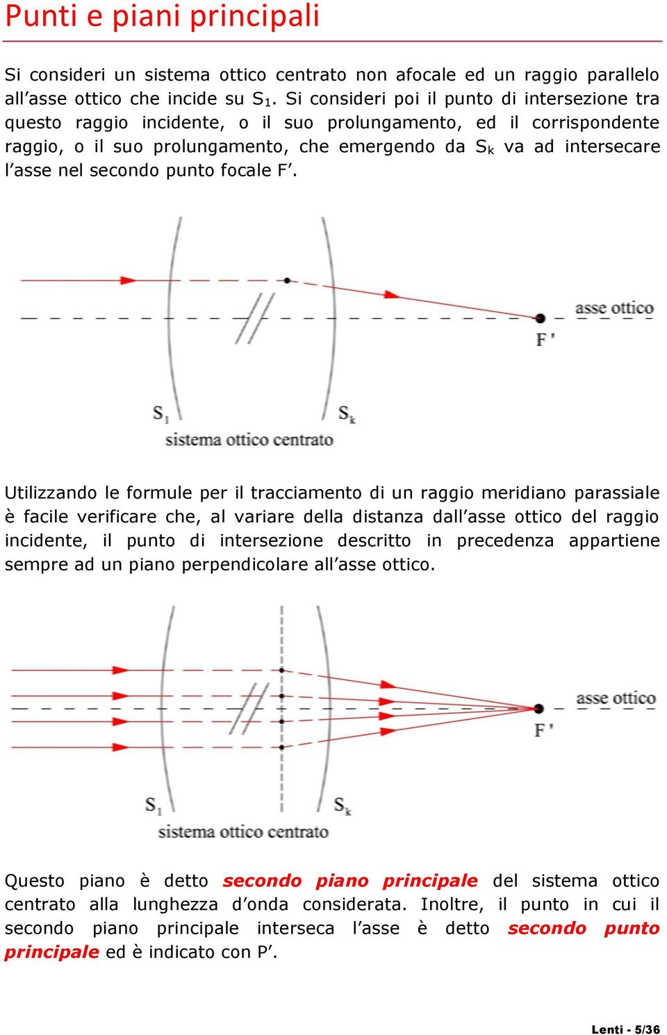 secondo punto focale F.