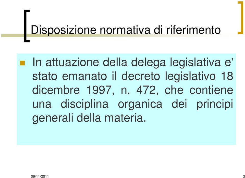 legislativo 18 dicembre 1997, n.