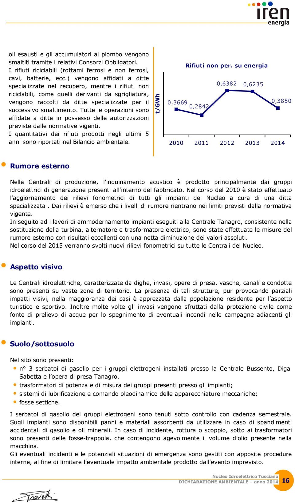 Tutte le operazioni sono affidate a ditte in possesso delle autorizzazioni previste dalle normative vigenti.