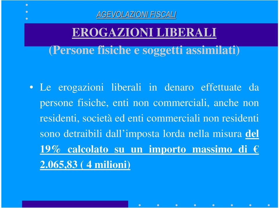 anche non residenti, società ed enti commerciali non residenti sono detraibili dall