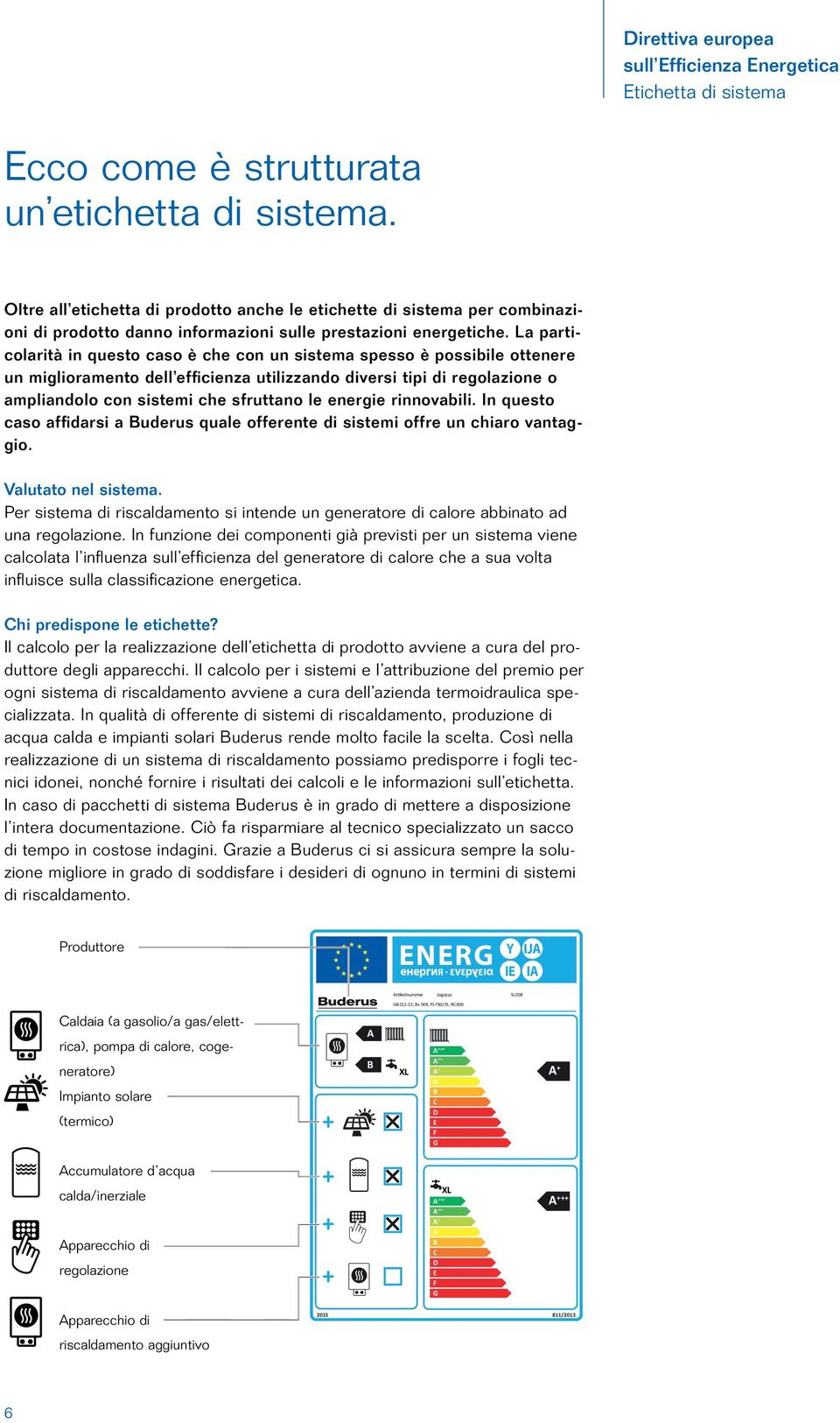 La particolarità in questo caso è che con un sistema spesso è possibile ottenere un miglioramento dell efficienza utilizzando diversi tipi di regolazione o ampliandolo con sistemi che sfruttano le