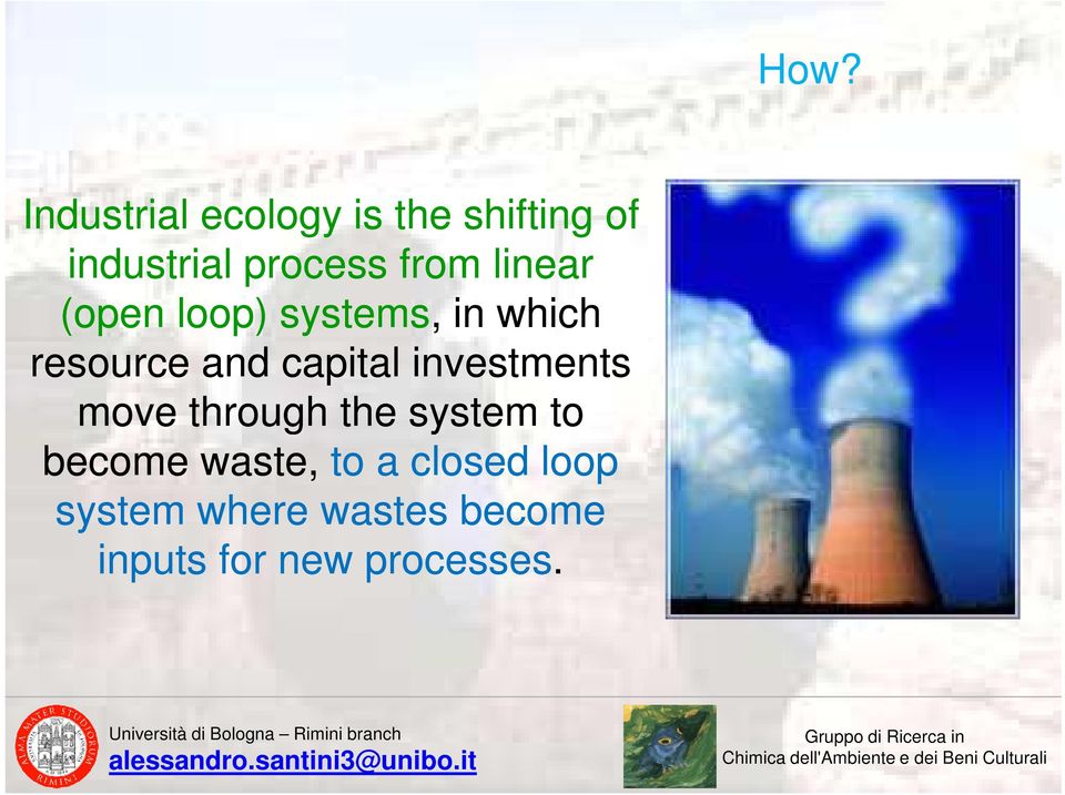 capital investments move through the system to become waste,