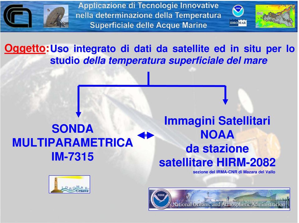 MULTIPARAMETRICA IM-7315 Immagini Satellitari NOAA da