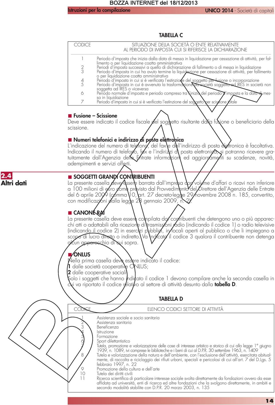 in cui ha avuto termine la liquidazione per cessazione di attività, per fallimento o per liquidazione coatta amministrativa 4 Periodo d imposta in cui si è verificata l estinzione del soggetto per